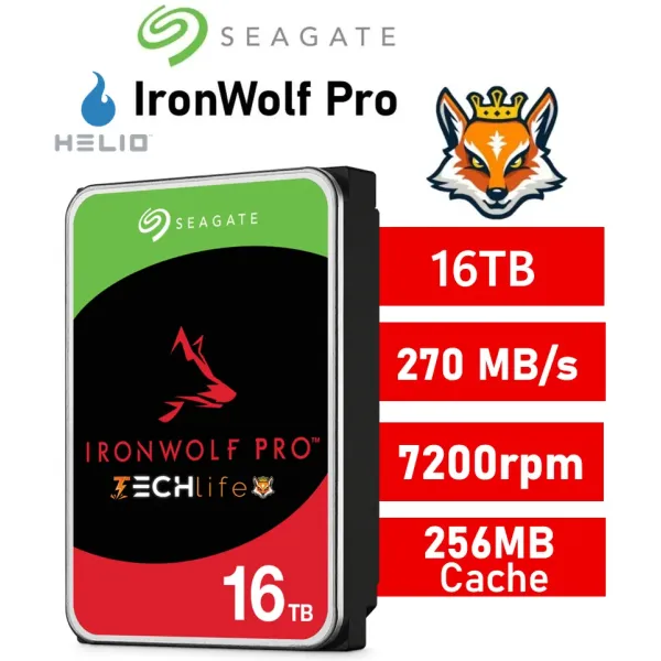 Seagate IronWolf Pro 3.5" NAS 16TB SATA 3