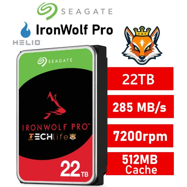 Seagate IronWolf Pro 3.5" 22TB SATA 3