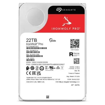 Seagate IronWolf Pro 3.5" 22TB SATA 3