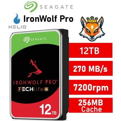 Seagate IronWolf Pro NAS 12TB 3.5" SATA 3 Seagate IronWolf Pro NAS 12TB 3.5" SATA 3