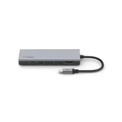 Belkin Adaptador Hub USB-C Multipuerto 7 en 1 Belkin Adaptador Hub USB-C Multipuerto 7 en 1