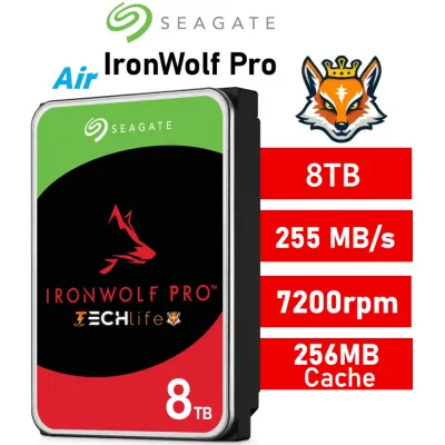 Disco Duro Seagate IronWolf Pro ST8000NT001 3.5" 8TB SATA Disco Duro Seagate IronWolf Pro ST8000NT001 3.5" 8TB SATA