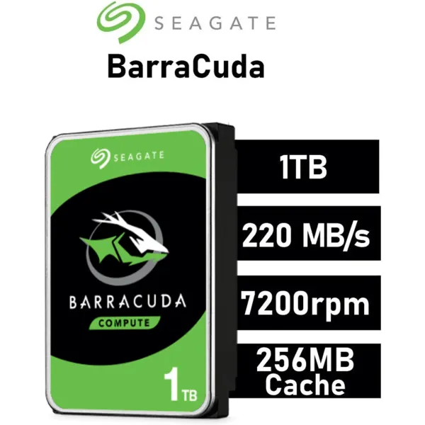 Disco Duro Seagate Barracuda ST1000DM014 3.5" 1TB SATA 3