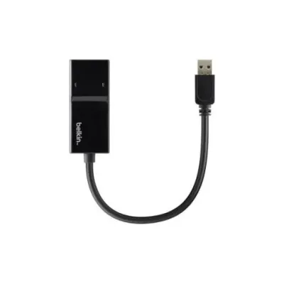 Belkin Adaptador USB 3.0 a Ethernet Gigabit Negro