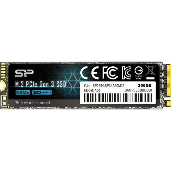 Silicon Power P34A60 256GB SSD M.2 PCIe Gen3×4