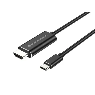 Conceptronic ABBY04B Cable USB-C Macho a HDMI Macho 4K 2m Negro