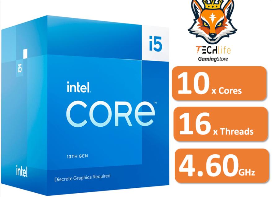 Intel Core i5-13400F 10x Cores a 2.50Ghz/4.6Ghz 20MB Socket 1700 | ...