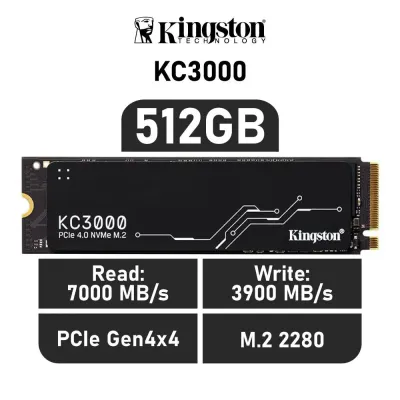 Kingston KC3000 SSD 512GB NVMe PCIe 4.0 x4 a 7000MB/s con Kingston KC3000 SSD 512GB NVMe PCIe 4.0 x4 a 7000MB/s con