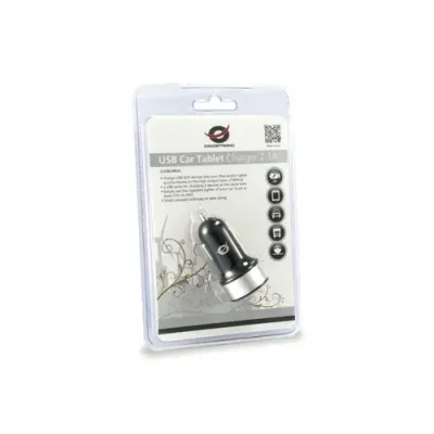 Cargador De Coche Conceptronic 5v 2xusb Para Coche 12/24v