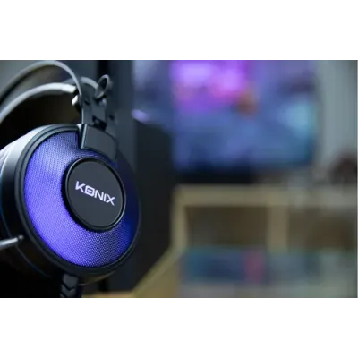 Headset Konix Ps4 Ps-700 7.1 50mm Neodimio Micro Flexible