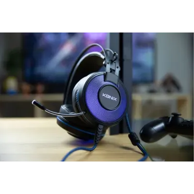Headset Konix Ps4 Ps-700 7.1 50mm Neodimio Micro Flexible