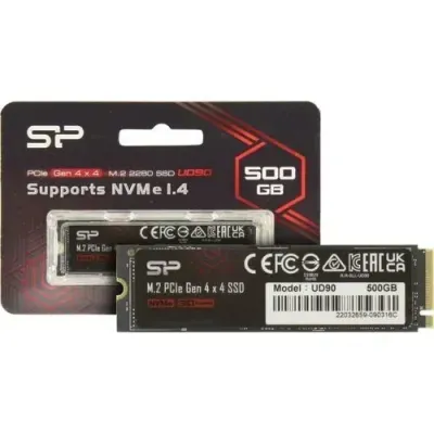 Silicon Power UD90 NVMe SSD 500GB PCIe 4.0 5000MB/sM.2 2280 Silicon Power UD90 NVMe SSD 500GB PCIe 4.0 5000MB/sM.2 2280