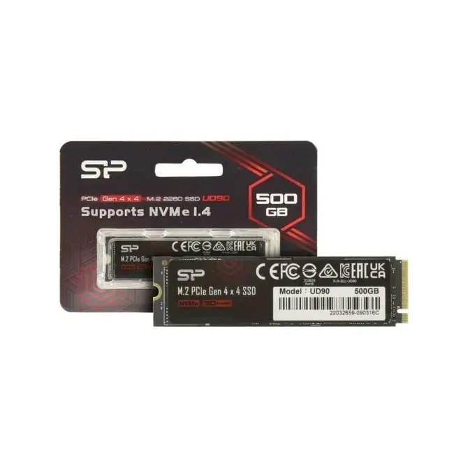 Silicon Power UD90 NVMe SSD 500GB PCIe 4.0 5000MB/sM.2 2280