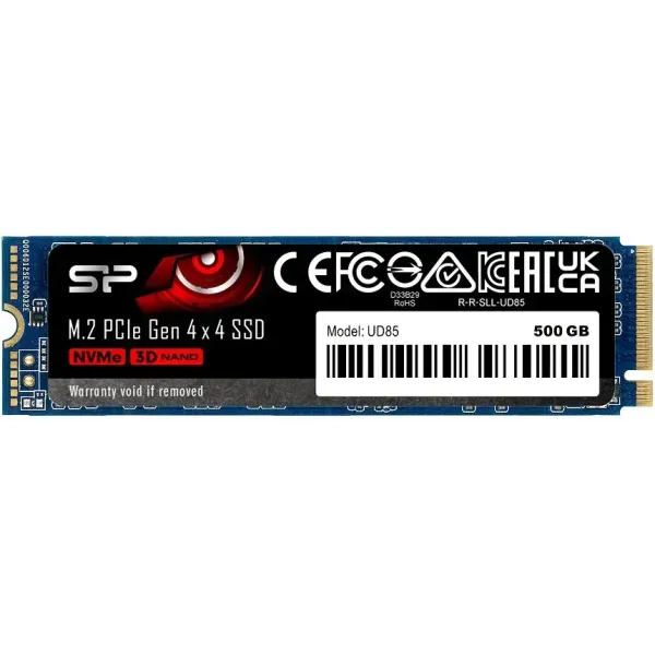 Silicon Power UD85 500GB SSD M.2 PCI Express 4.0 3D NAND NVMe
