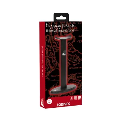 Soporte Headset Konix Drakkar Dalkh Aluminio Color Negro Kon Soporte Headset Konix Drakkar Dalkh Aluminio Color Negro Kon