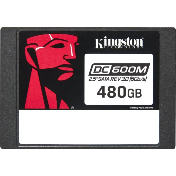 Kingston DC600M 2.5” SSD 480GB Uso Mixto Enterprise SATA 6GB/s a 560MB/s