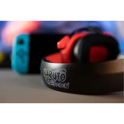 Headset Konix Naruto Akatsuki 40mm Neodimio Micro Flexible Headset Konix Naruto Akatsuki 40mm Neodimio Micro Flexible