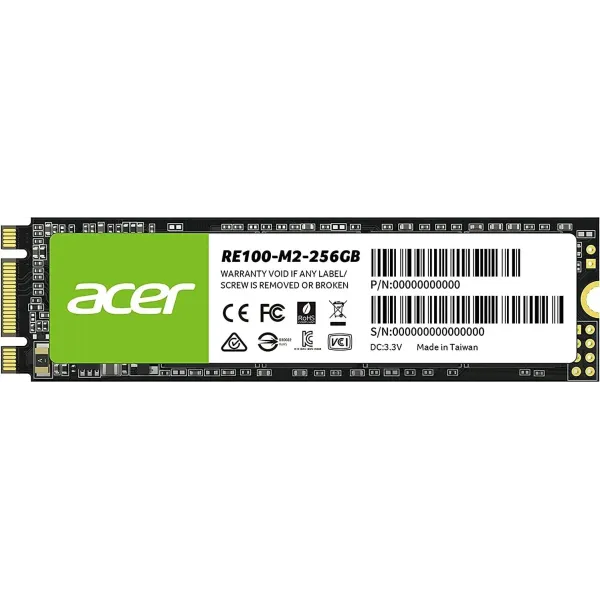 Acer RE100 SSD 256GB M.2 2280 SATA 3