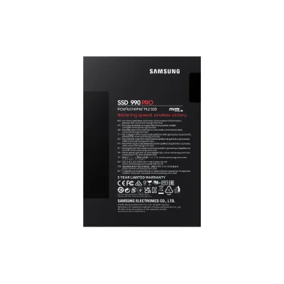 Samsung 990 PRO 4TB SSD PCIe 4.0 NVMe M.2