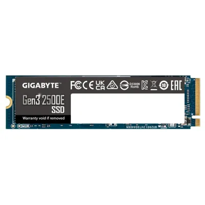 Gigabyte Gen3 2500E SSD 2TB NVMe a 2400MB/s PCIe 3.0 M.2 2280 Gigabyte Gen3 2500E SSD 2TB NVMe a 2400MB/s PCIe 3.0 M.2 2280