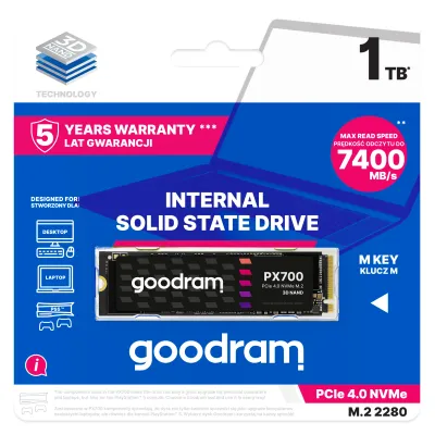 Goodram PX700 1TB SSD PCIe NVMe Gen 4x4