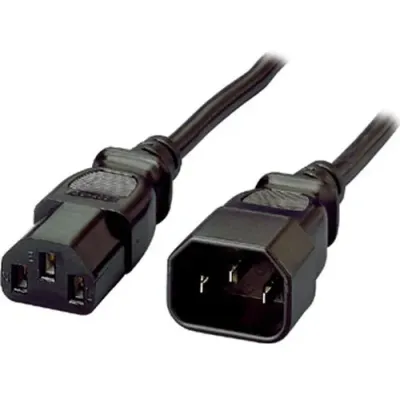 Equip Cable Extensor de Alimentación C14 a C13 Macho/Hembra 1.8m