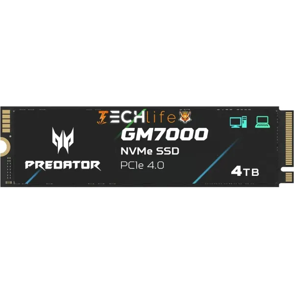 Acer Predator GM7000 4TB SSD M.2 PCIe 4.0 NVME