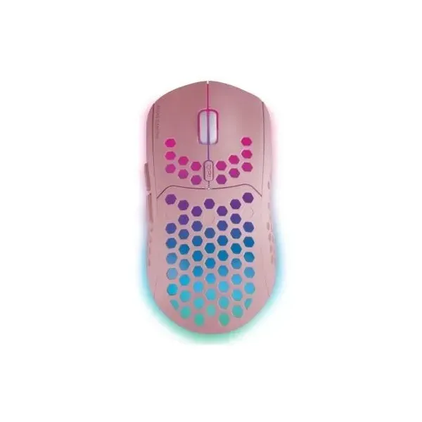 Mars Gaming MMW3 Ratón Gaming Inalámbrico RGB Flow 3200DPI Rosa