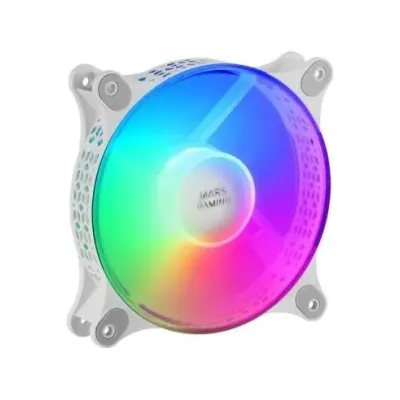 Mars Gaming MFDUO Kit 2 Ventiladores FRGB Rainbow 120mm Blancos Mars Gaming MFDUO Kit 2 Ventiladores FRGB Rainbow 120mm Blancos