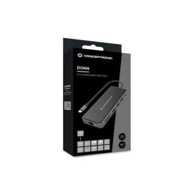 Conceptronic Docking 12 en 1 USB 3.2 Gen 100W PD Multipuerto Conceptronic Docking 12 en 1 USB 3.2 Gen 100W PD Multipuerto