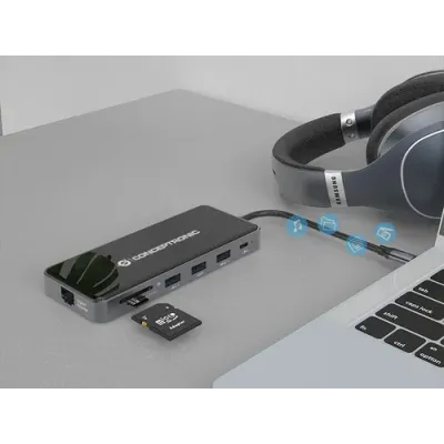 Conceptronic Docking 12 en 1 USB 3.2 Gen 100W PD Multipuerto Conceptronic Docking 12 en 1 USB 3.2 Gen 100W PD Multipuerto