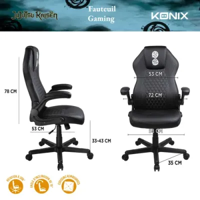 Silla Gamer Konix Jujutsu Kaisen Gran Comodidad Y Ergonomia Silla Gamer Konix Jujutsu Kaisen Gran Comodidad Y Ergonomia