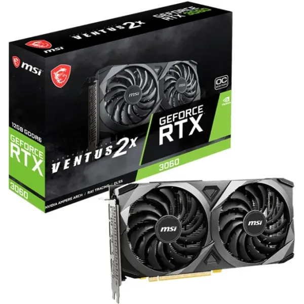 MSI Ventus 2x Black Geforce RTX 3060 12GB OC GDDR6