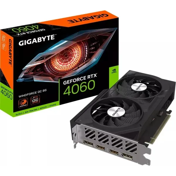 Gigabyte GeForce RTX 4060 WindForce 2 OC 8GB GDDR6