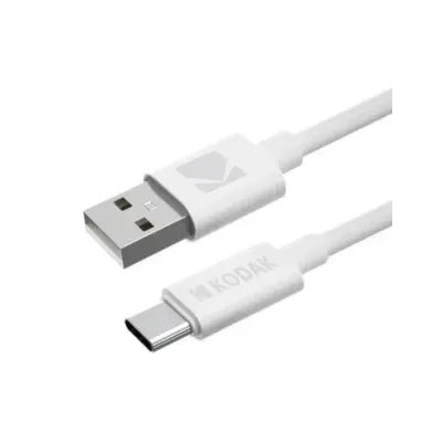 Kodak Cable USB a USB-C 1m Blanco
