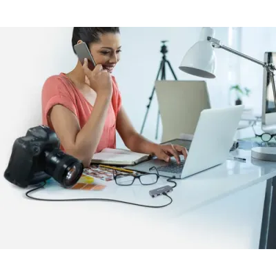 D-Link DUB-2335 Adaptador USB-C/HDMI/Gigabit Ethernet con 3 D-Link DUB-2335 Adaptador USB-C/HDMI/Gigabit Ethernet con 3