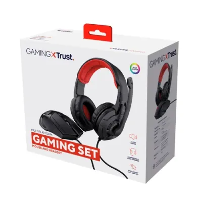Trust 24761 Pack Gaming Ratón + Auriculares Trust 24761 Pack Gaming Ratón + Auriculares