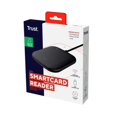 Trust Ceto Lector de Tarjetas Inteligentes sin Contacto USB 2.0 Trust Ceto Lector de Tarjetas Inteligentes sin Contacto USB 2.0