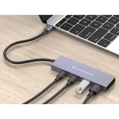 Conceptronic HUBBIES13G Hub USB-C 3.2 10Gbps 2x Puertos USB-C +