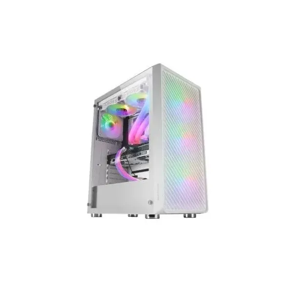 Mars Gaming MC-F ARGB Semi Tower Cristal Templado USB 3.2 Blanca