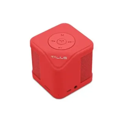 Talius Cube Altavoz Bluetooth 3W Rojo