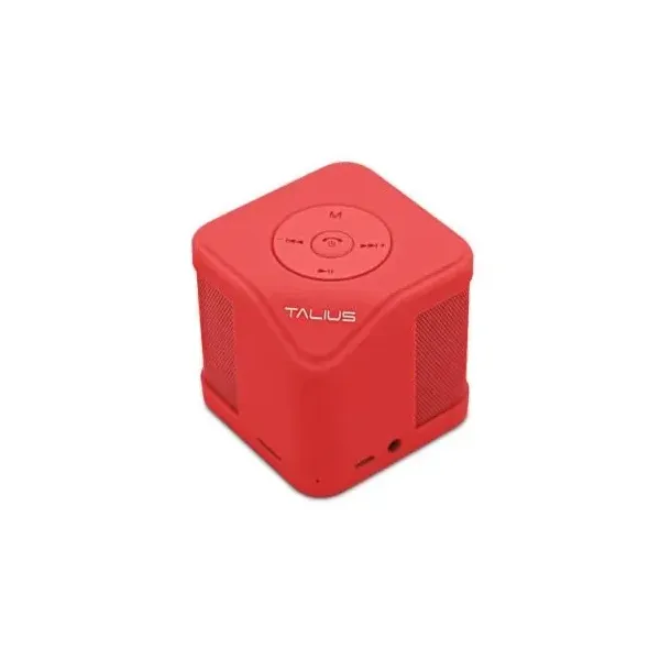 Talius Cube Altavoz Bluetooth 3W Rojo 
