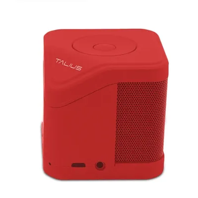 Talius Cube Altavoz Bluetooth 3W Rojo