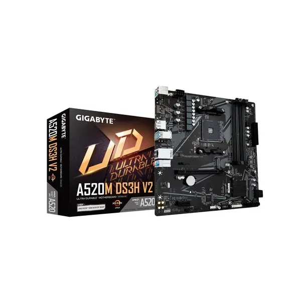 Placa Base Gigabyte A520M DS3H V2 Socket AM4/ Micro ATX