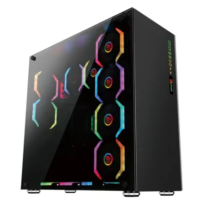 Caja Atx Semitorre Gaming Talius Avalon Cristal Templado 4fan Caja Atx Semitorre Gaming Talius Avalon Cristal Templado 4fan