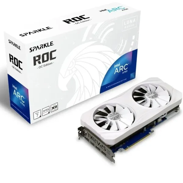 Tarjeta Gráfica Sparkle ROC OC Edition Intel Arc A750 8 GB GDDR6