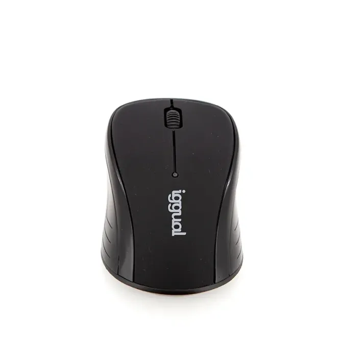 Iggual Wom-Basic Ratón Óptico Inalámbrico 1600DPI Negro