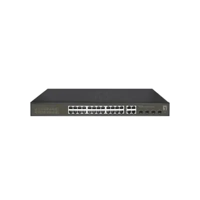 Switch Semigestionable Level One Hilbert 24p Giga + 4p Sfp Giga Switch Semigestionable Level One Hilbert 24p Giga + 4p Sfp Giga