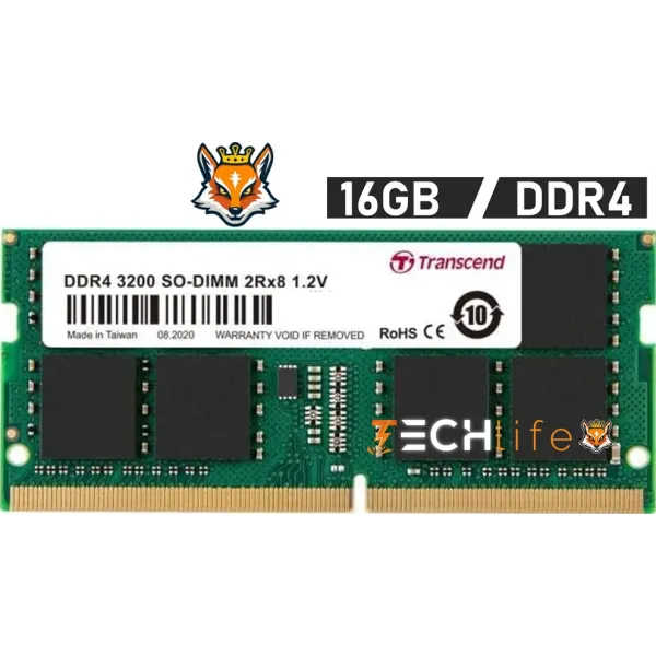 Transcend JetRam SO-DIMM DDR4 3200MHz 16GB CL22