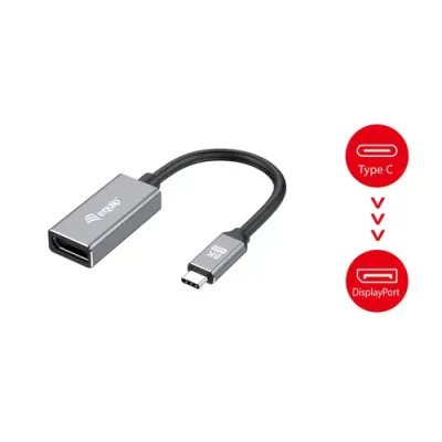 Adaptador Usb-c Macho A Displayport 1.4 8k Equip